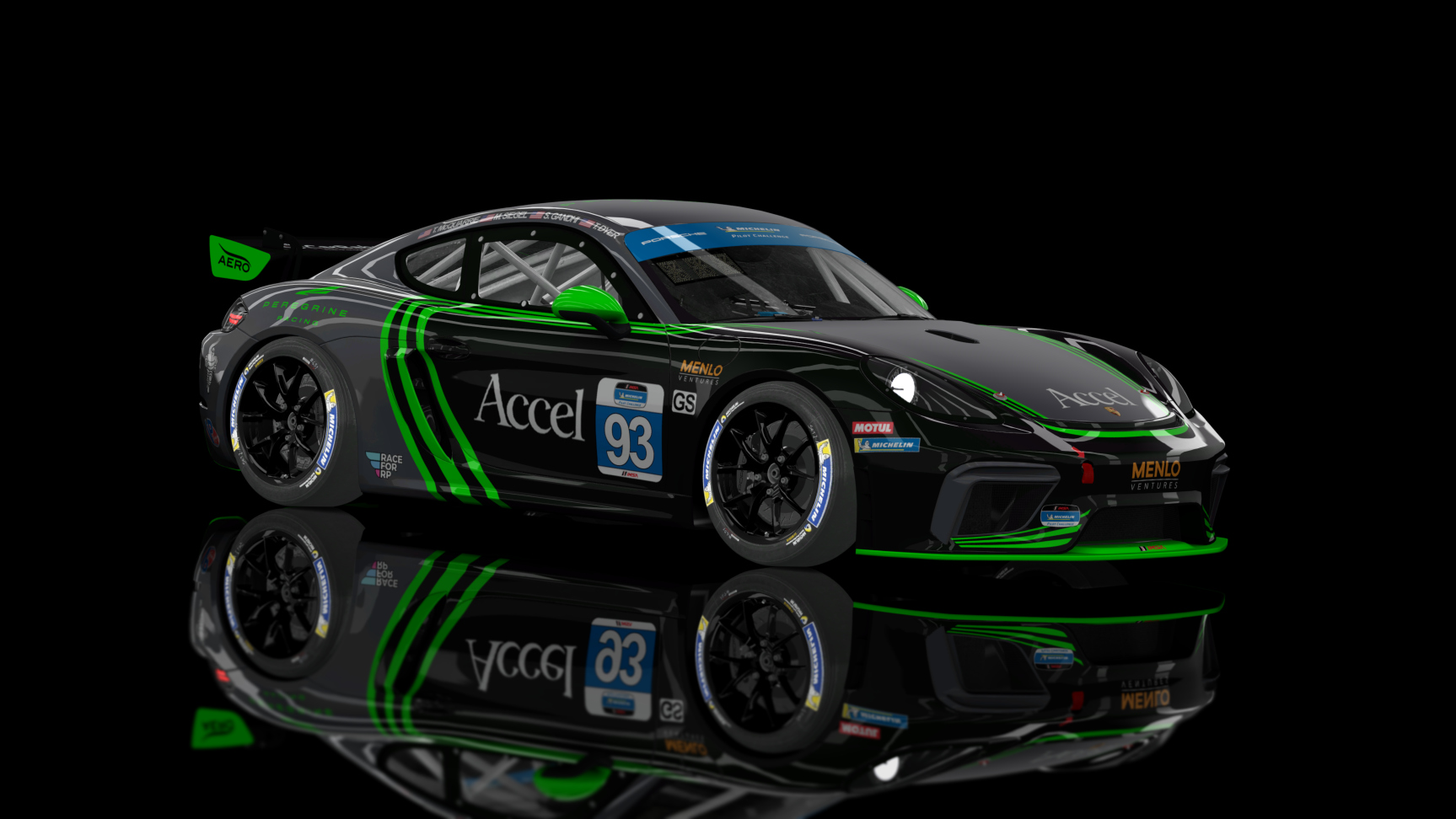 ACFGT4 - Porsche 718 Cayman GT4 Clubsport 2019, skin 2022_CarBahn_Peregrine_Racing_93