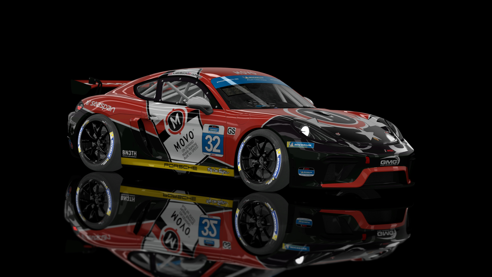 ACFGT4 - Porsche 718 Cayman GT4 Clubsport 2019, skin 2022_GMG_Racing_32