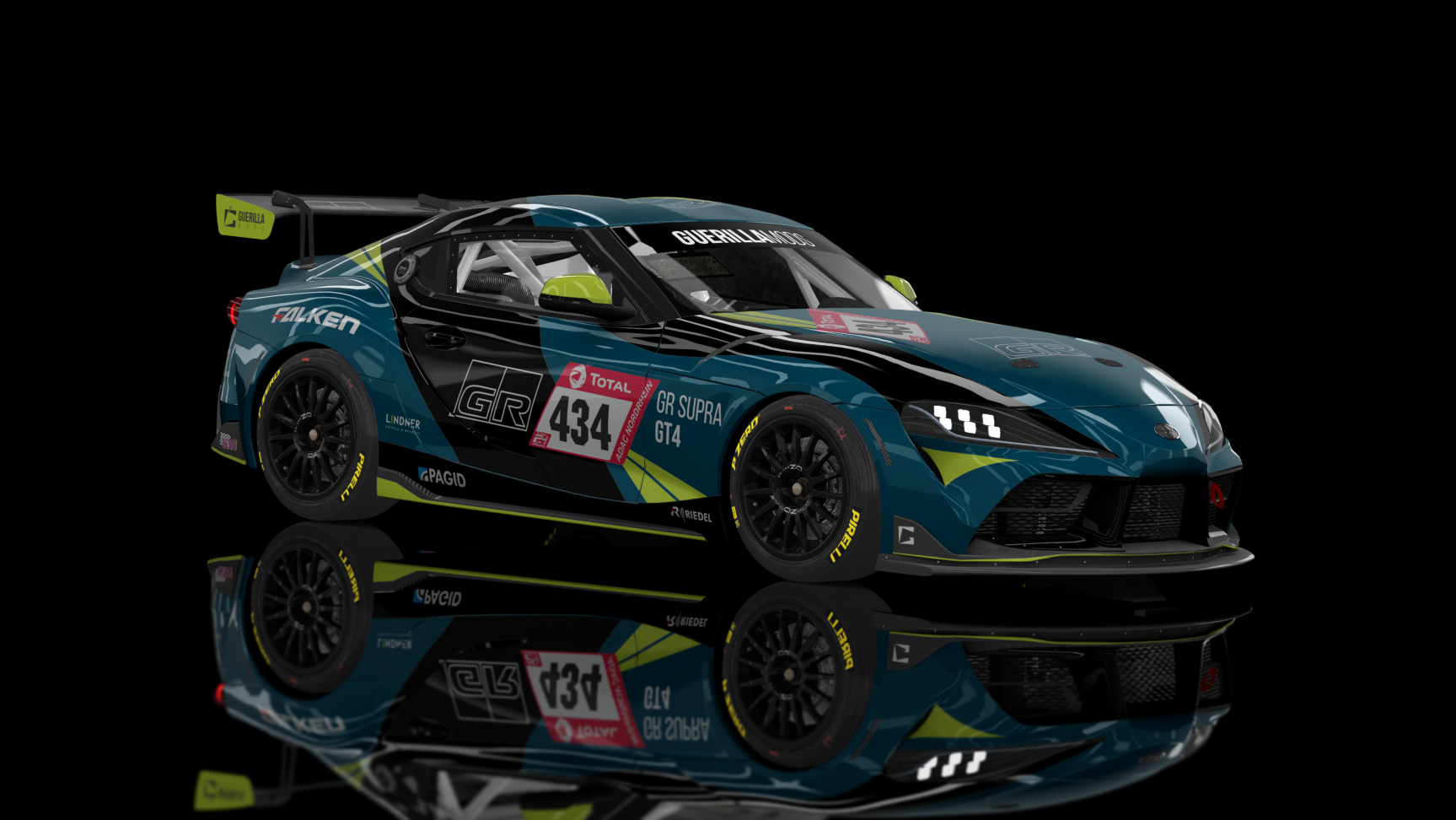 ACFGT4 - Toyota Supra A90 2019, skin GR_Racing_Blue