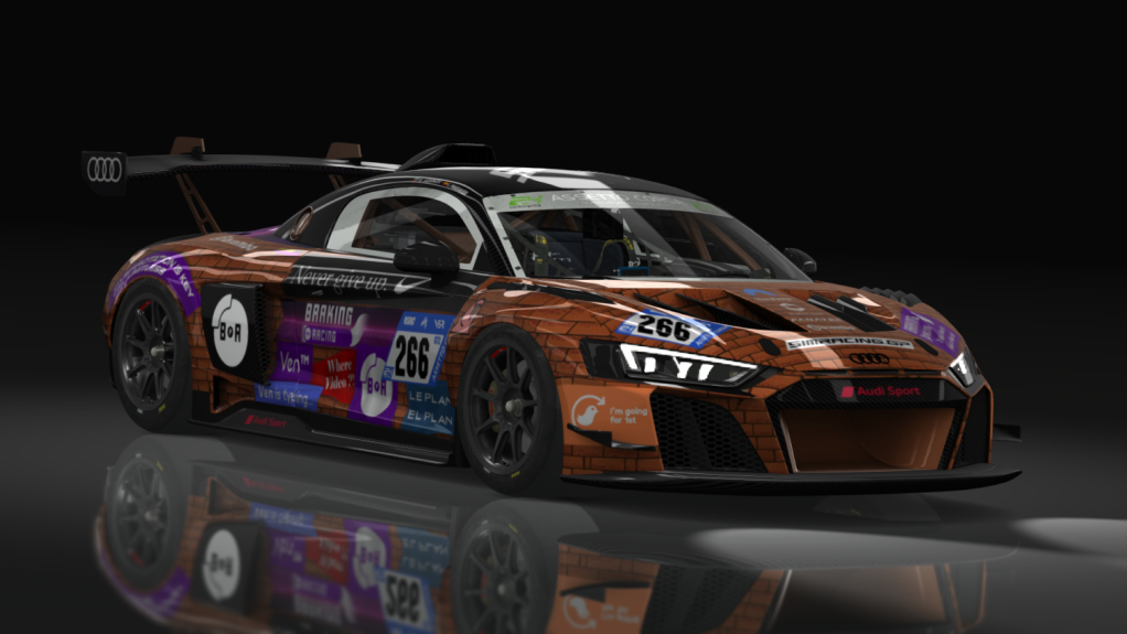 GT2 GUE - Audi R8 LMS, skin NBR24_RACE2022_GT2_266