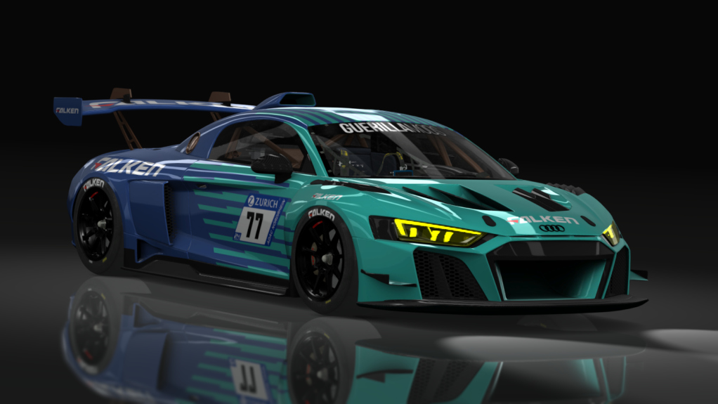 GT2 GUE - Audi R8 LMS, skin falken