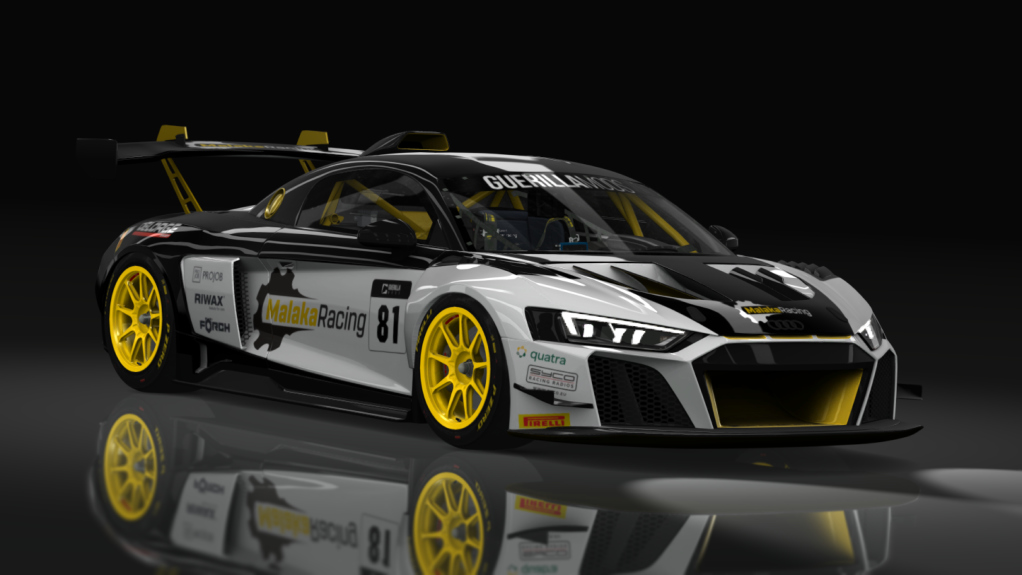 GT2 GUE - Audi R8 LMS, skin malaka_racing