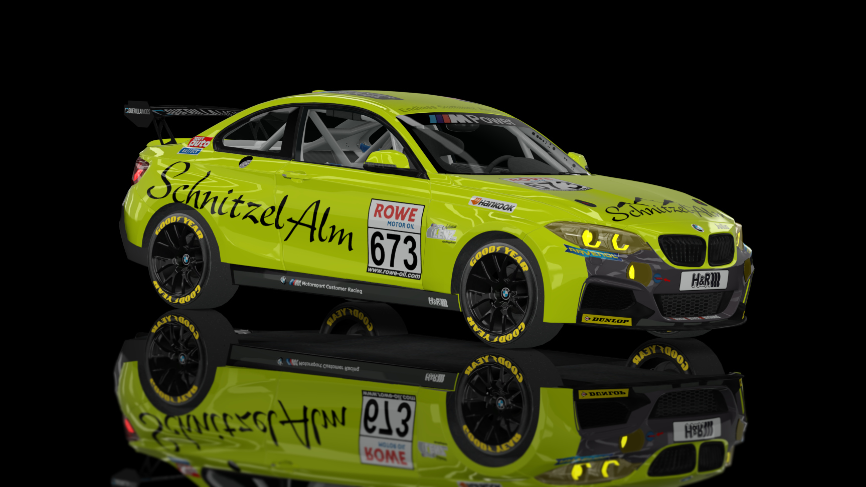 Cup - BMW M240i Cup 2022, skin VLN BMW Schnitzel Alm Racing 673