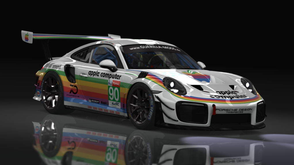 GT2 GUE - Porsche 911 GT2 RS Clubsport, skin 90_Apple_Computers