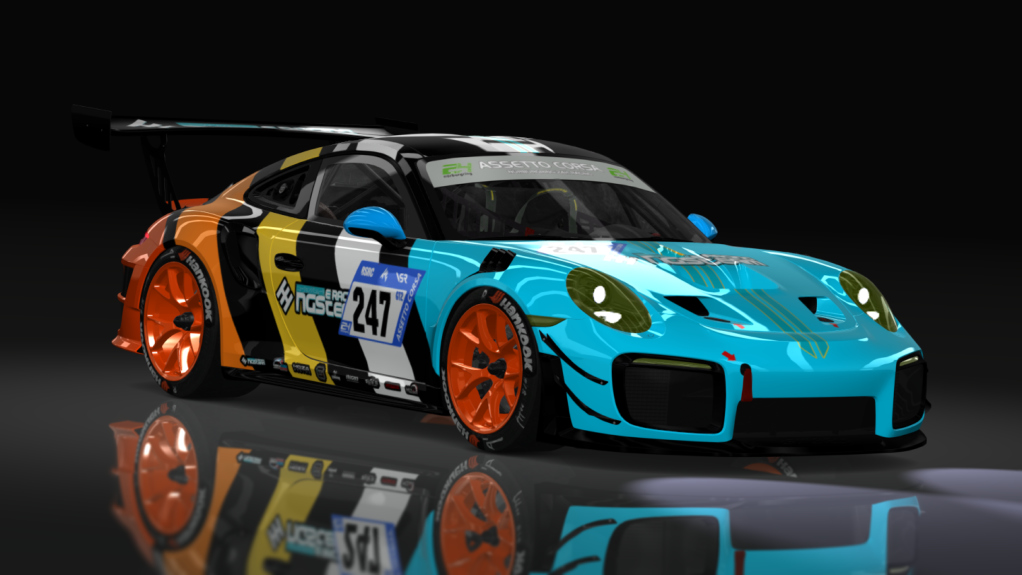 GT2 GUE - Porsche 911 GT2 RS Clubsport, skin NBR24_RACE2022_GT2_247