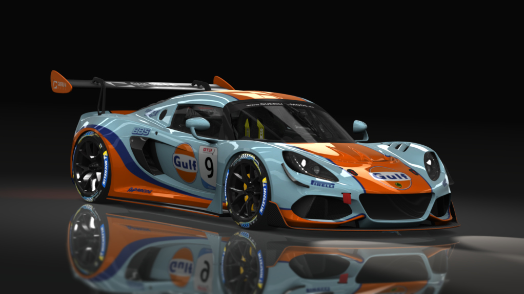 GT2 GUE - Lotus Exige GT2, skin 09_gulf_racing