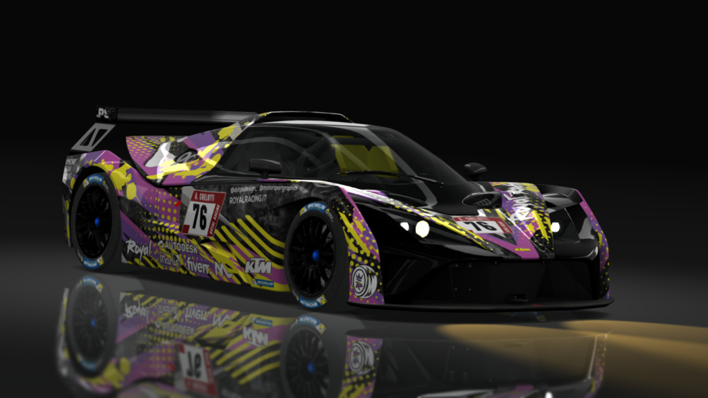 GT4 - KTM X-Bow 2014, skin RRC_Chelotti_#76