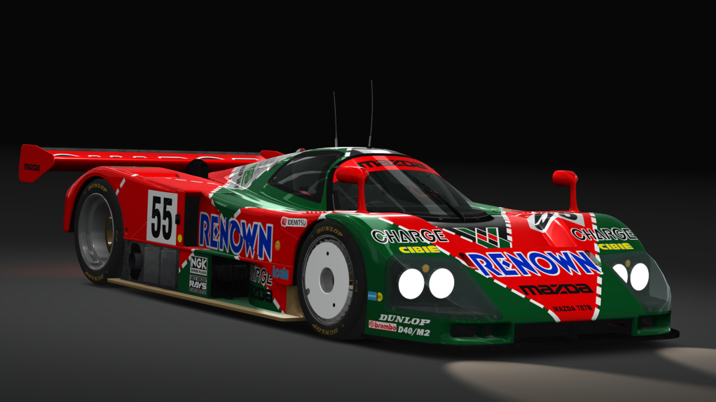 Gr. C - Mazda 787B, skin 01_renown_lm_55