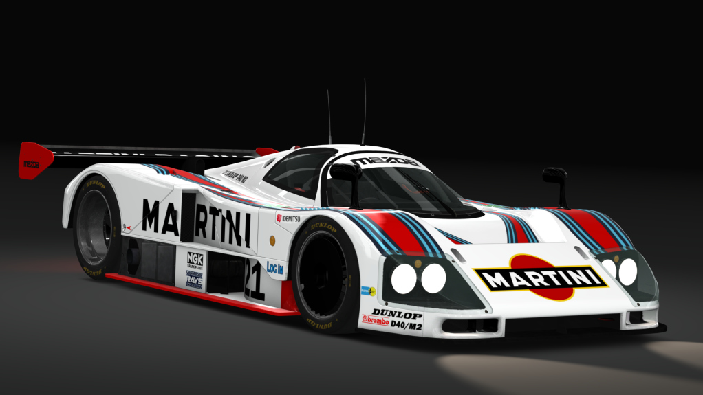 Gr. C - Mazda 787B, skin martini_21