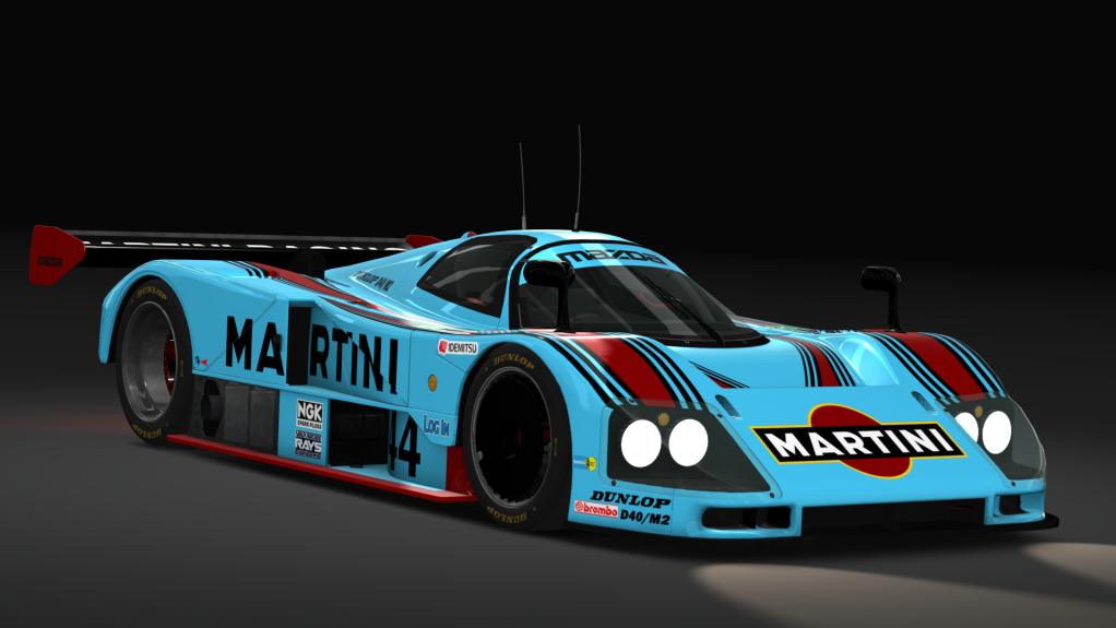 Gr. C - Mazda 787B, skin martini_44