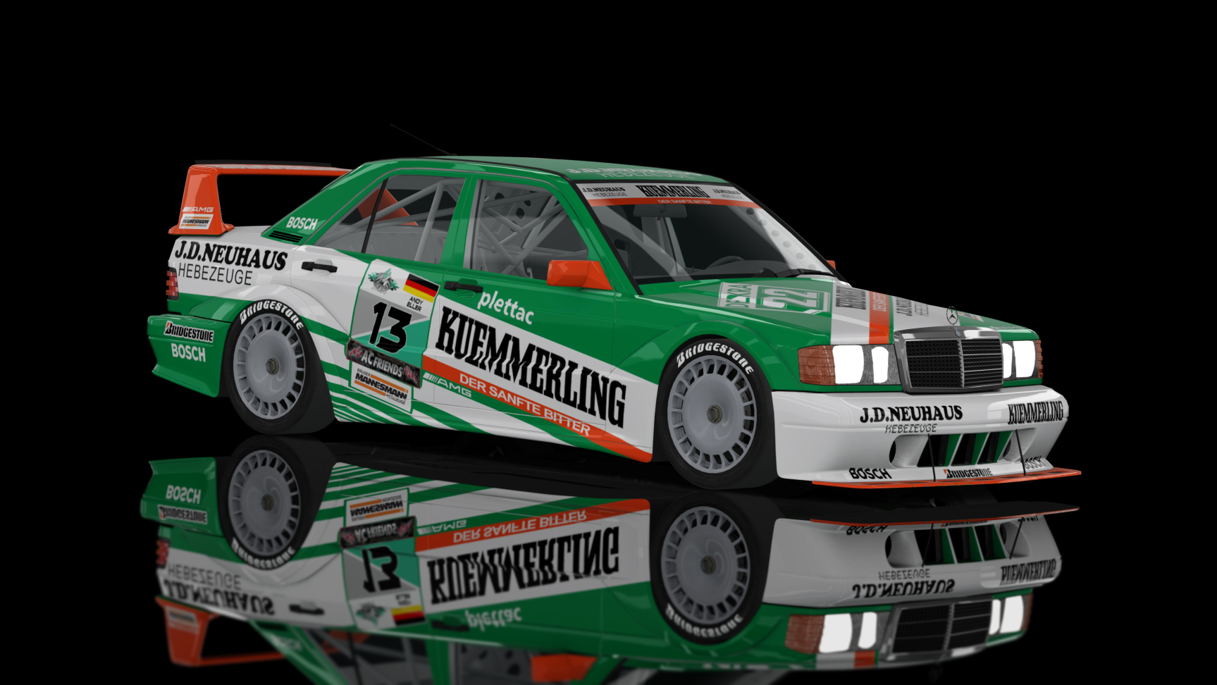 CLASSIC GR.A - Mercedes-Benz 190E EVO II 1990, skin #13_Eller