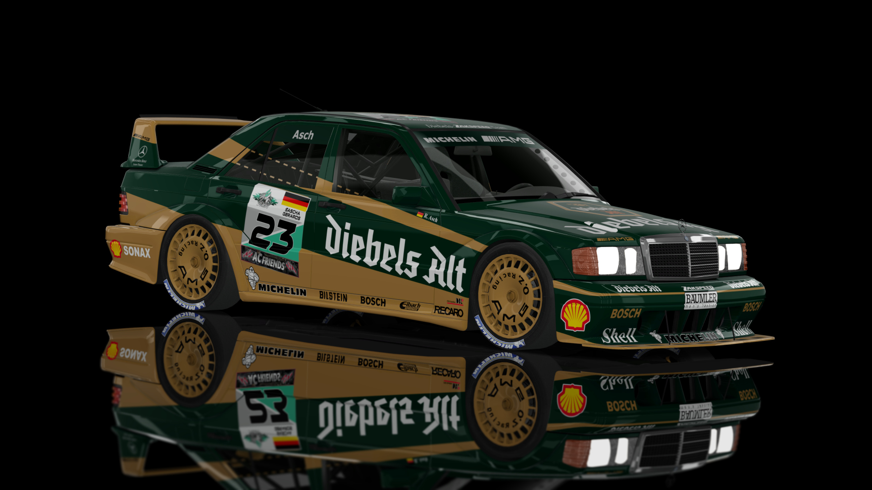 CLASSIC GR.A - Mercedes-Benz 190E EVO II 1990, skin #23_Gerards