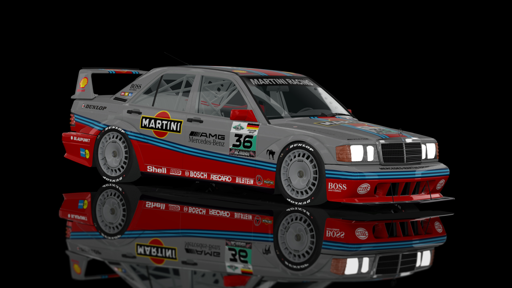 CLASSIC GR.A - Mercedes-Benz 190E EVO II 1990, skin #36_Ernst