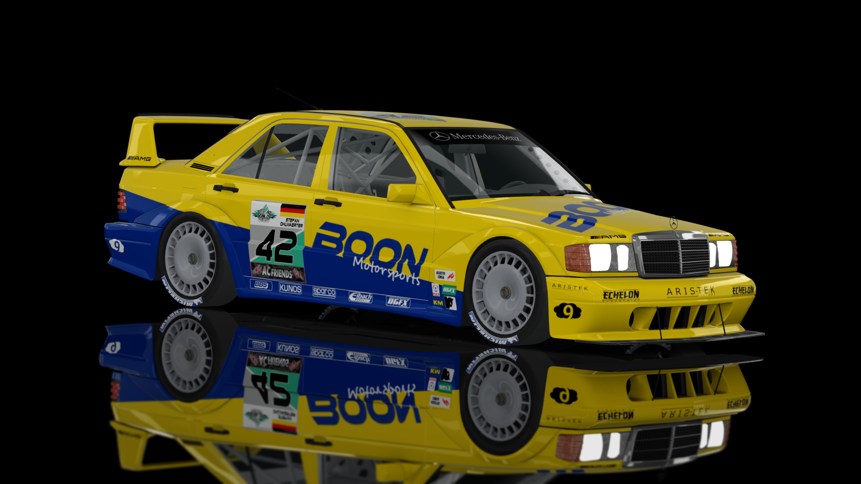 CLASSIC GR.A - Mercedes-Benz 190E EVO II 1990, skin #42_Ohlwaerter