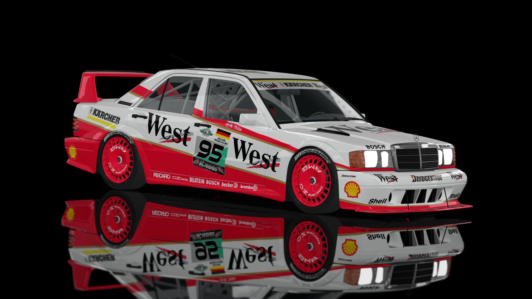 CLASSIC GR.A - Mercedes-Benz 190E EVO II 1990, skin #95_Froschauer