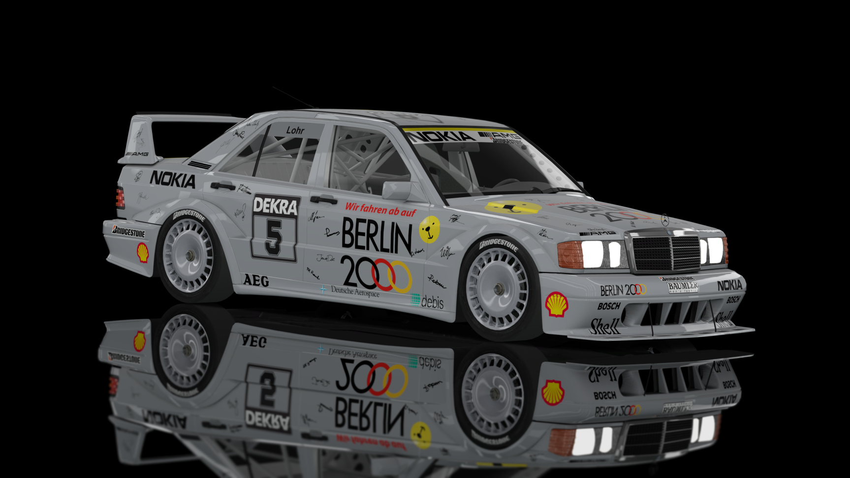 CLASSIC GR.A - Mercedes-Benz 190E EVO II 1990, skin 5_Lohr_Berlin_2000