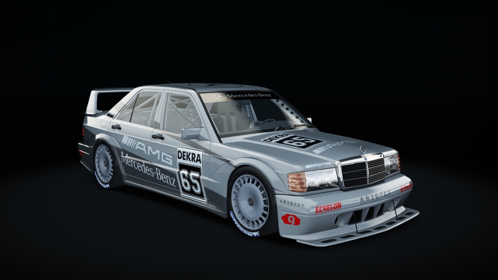 CLASSIC GR.A - Mercedes-Benz 190E EVO II 1990, skin Argento_Iridio_65