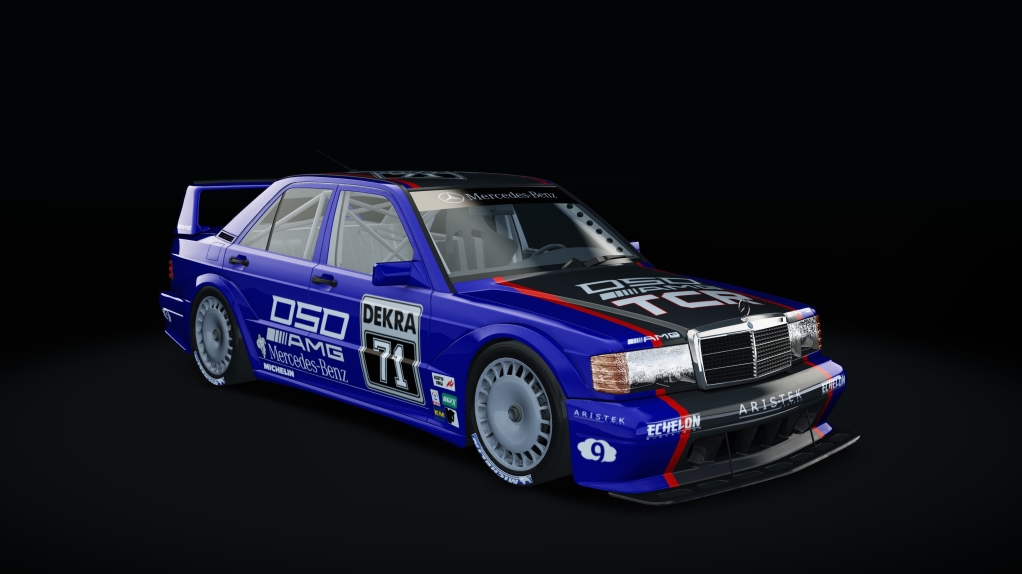 CLASSIC GR.A - Mercedes-Benz 190E EVO II 1990, skin Blue_71