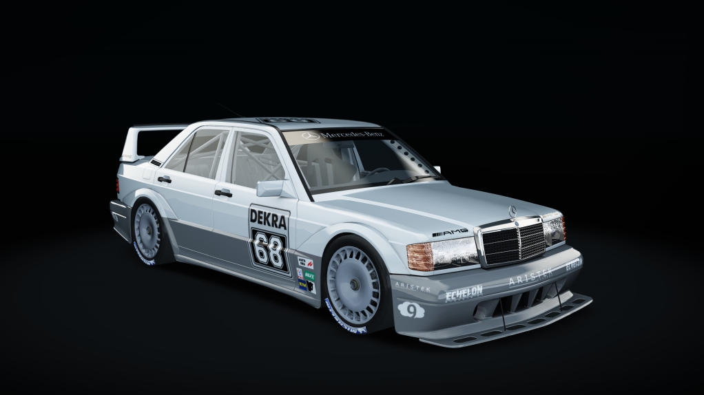 CLASSIC GR.A - Mercedes-Benz 190E EVO II 1990, skin Grigio_Alanite_designo_68