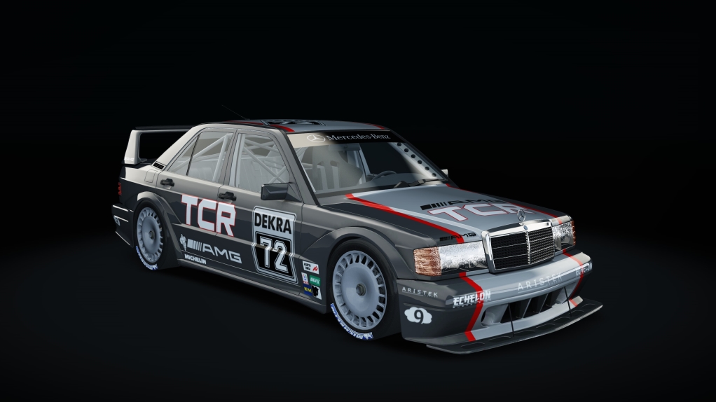 CLASSIC GR.A - Mercedes-Benz 190E EVO II 1990, skin Nero_Ossidiana_72