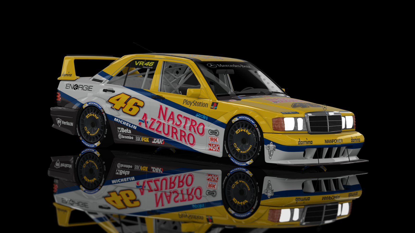 CLASSIC GR.A - Mercedes-Benz 190E EVO II 1990, skin VR_46