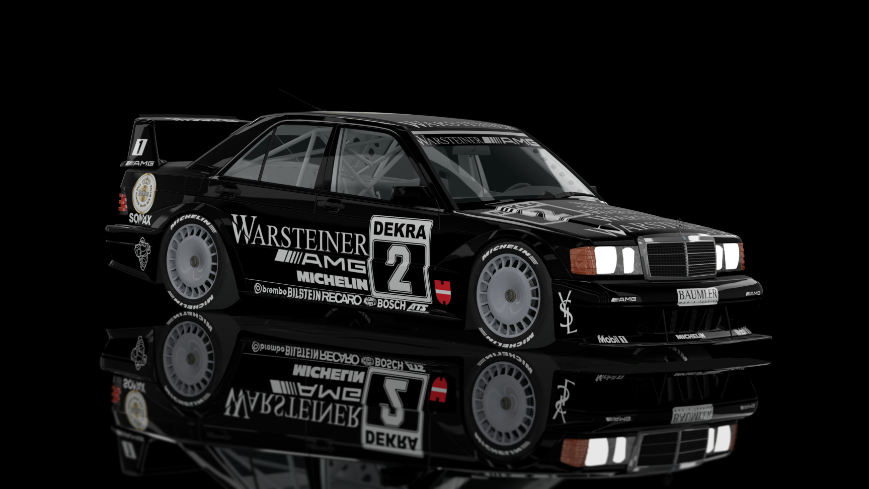 CLASSIC GR.A - Mercedes-Benz 190E EVO II 1990, skin Warsteiner_2