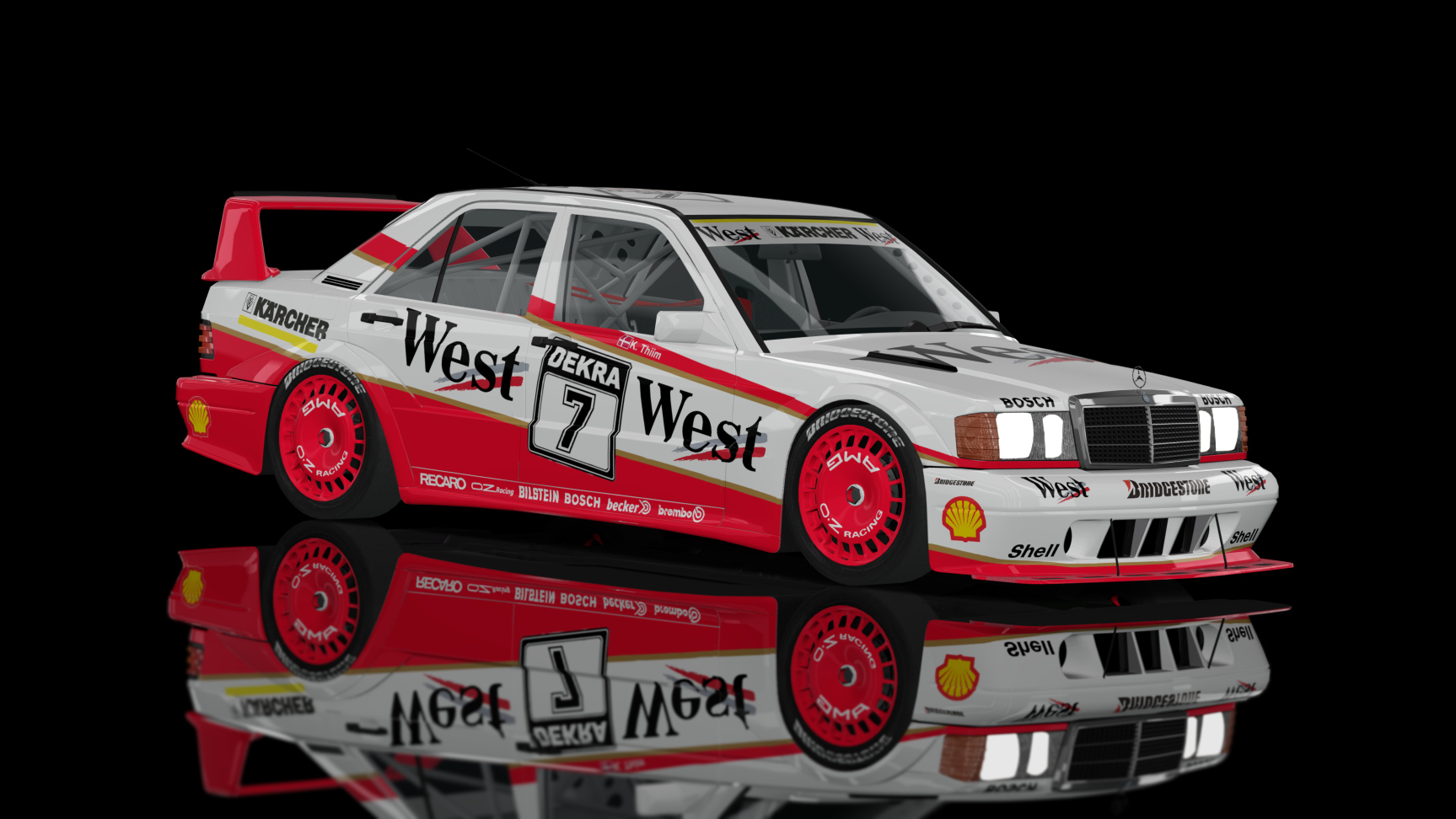 CLASSIC GR.A - Mercedes-Benz 190E EVO II 1990, skin West_Racing_7