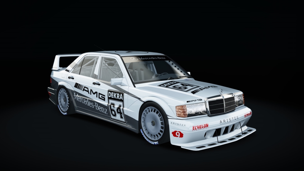 CLASSIC GR.A - Mercedes-Benz 190E EVO II 1990, skin alpine_white_64