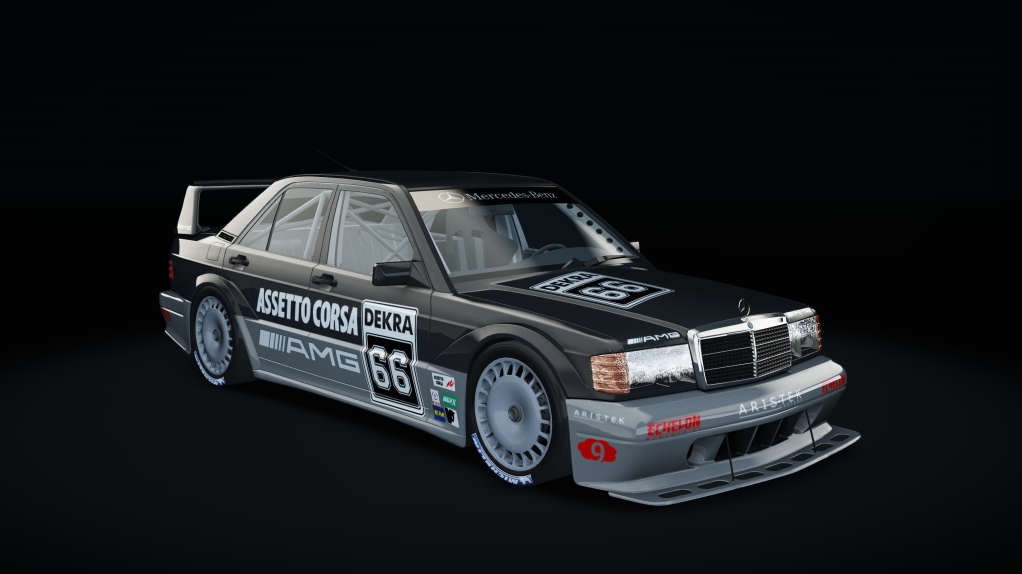 CLASSIC GR.A - Mercedes-Benz 190E EVO II 1990, skin black_66