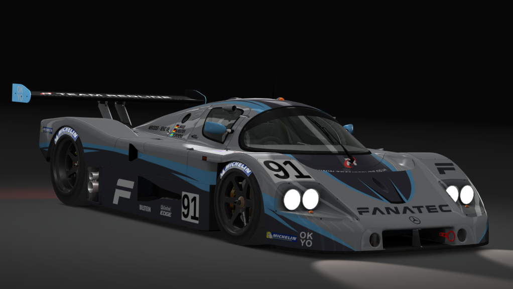 Gr. C - Mercedes-Benz C9 1989 LM, skin 05_team_redline_blue