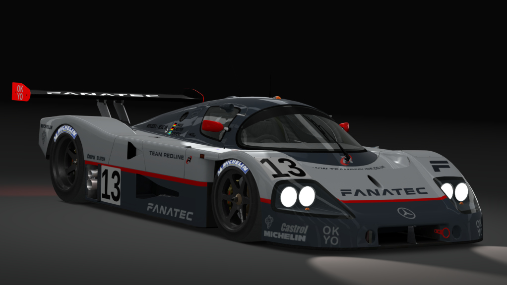 Gr. C - Mercedes-Benz C9 1989 LM, skin 06_team_redline_classic