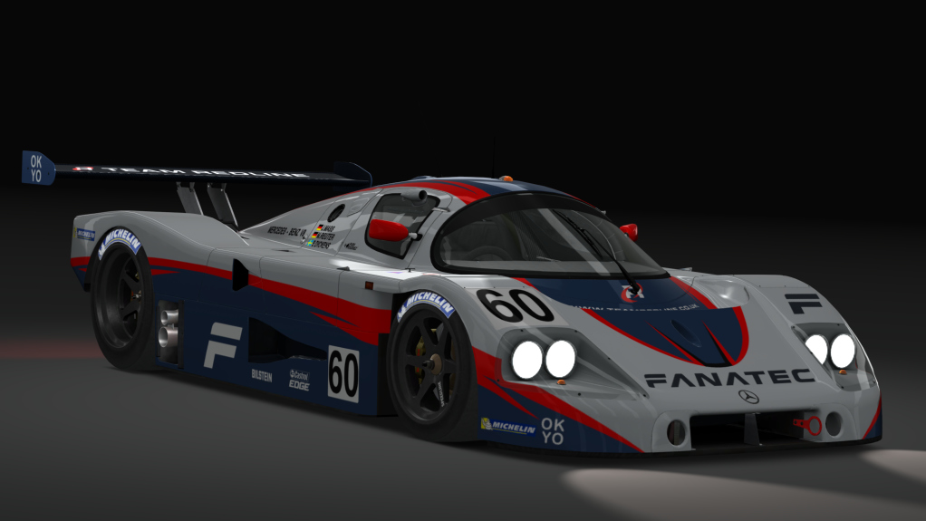 Gr. C - Mercedes-Benz C9 1989 LM, skin 07_team_redline_navy