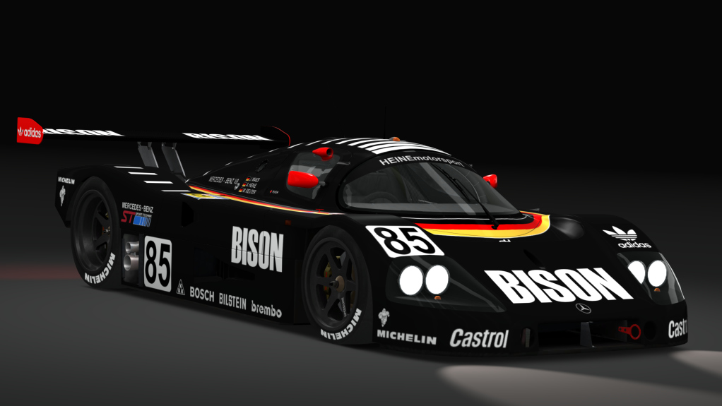 Gr. C - Mercedes-Benz C9 1989 LM, skin 85_BISON_FH