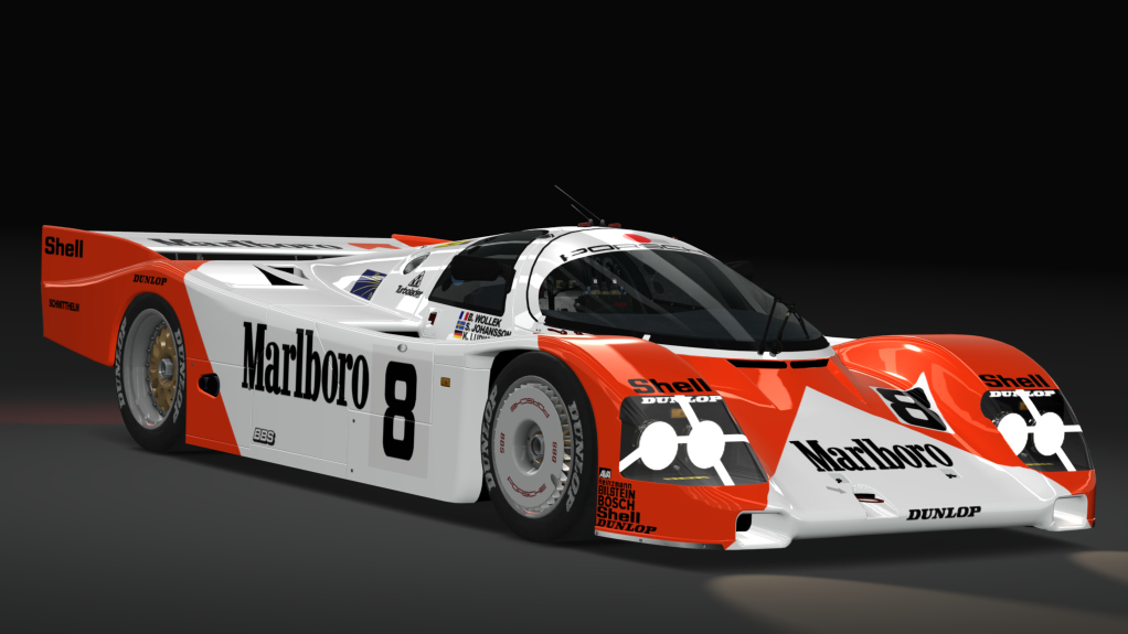 Gr. C - Porsche 962 C Long Tail, skin 08_Marlboro_Lemans83