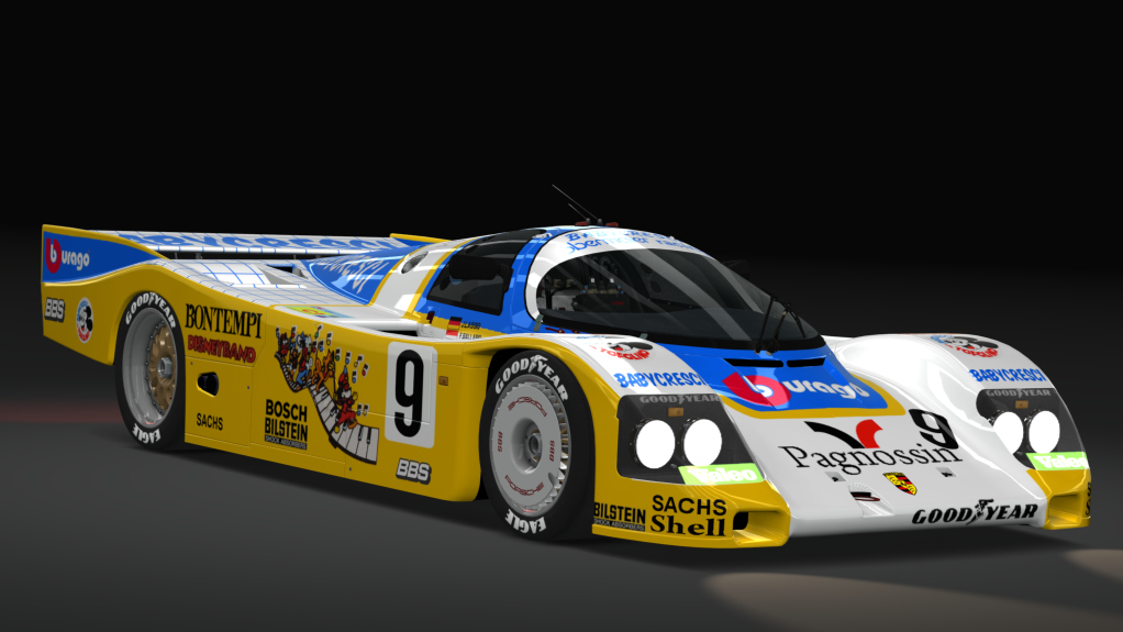 Gr. C - Porsche 962 C Long Tail, skin 1986_Babycresci_9