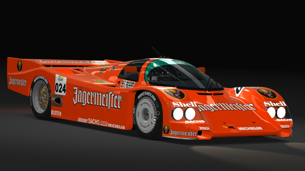 Gr. C - Porsche 962 C Long Tail, skin ACF HLM1 GRC #024