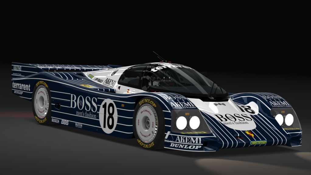 Gr. C - Porsche 962 C Long Tail, skin Boss_18