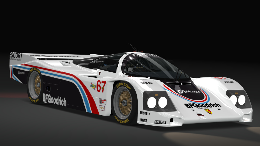 Gr. C - Porsche 962 C Long Tail, skin bf_goodrich_27