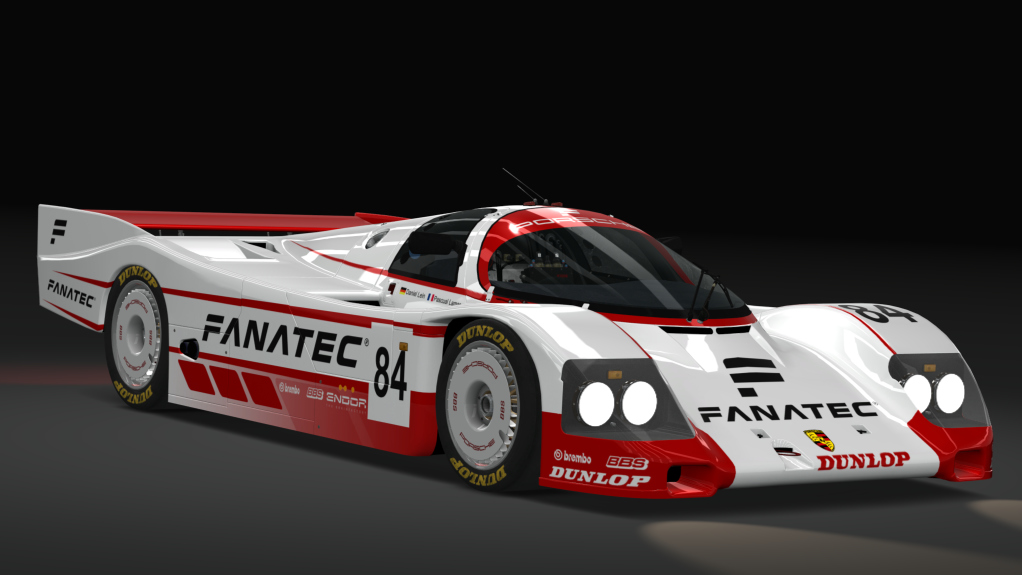 Gr. C - Porsche 962 C Long Tail, skin fanatec_84