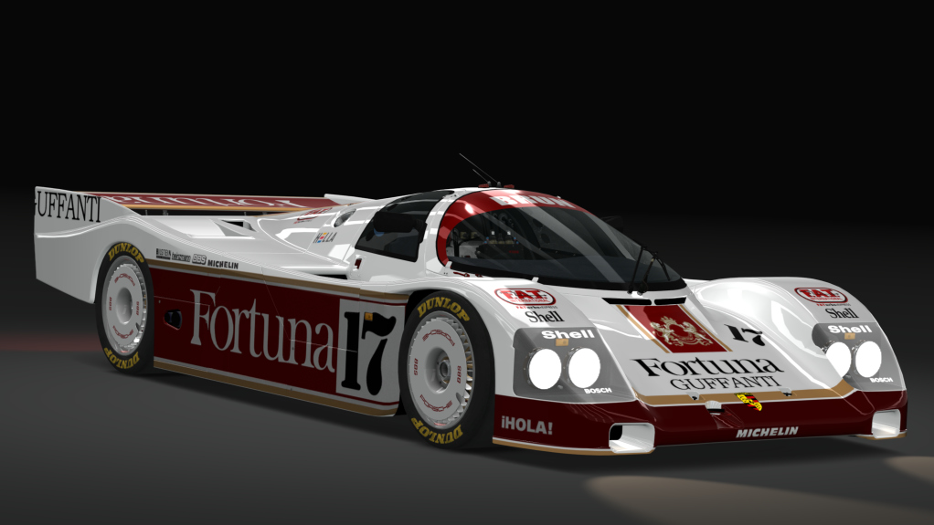 Gr. C - Porsche 962 C Long Tail, skin fortuna_17