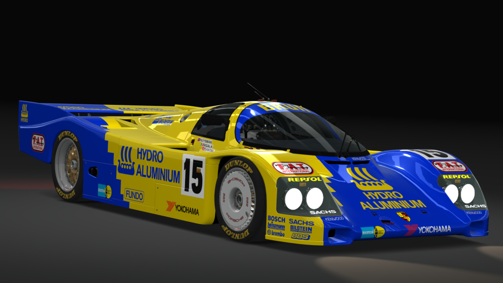 Gr. C - Porsche 962 C Long Tail, skin hydro_aluminium_15