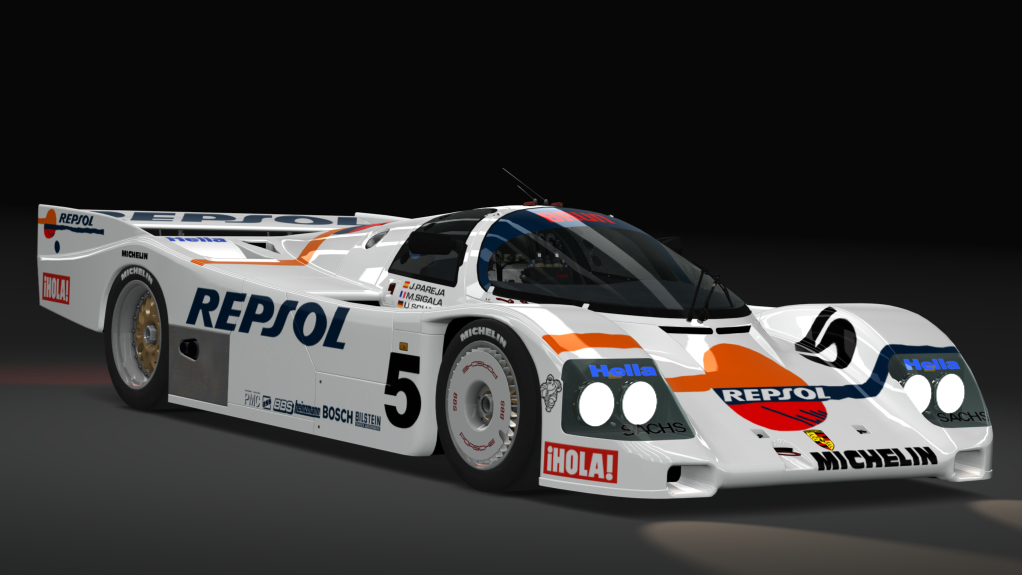 Gr. C - Porsche 962 C Long Tail, skin repsol_05