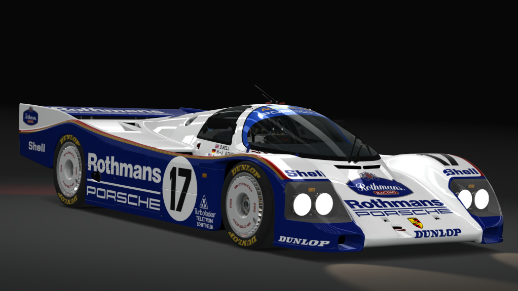 Gr. C - Porsche 962 C Long Tail, skin rothmans_17