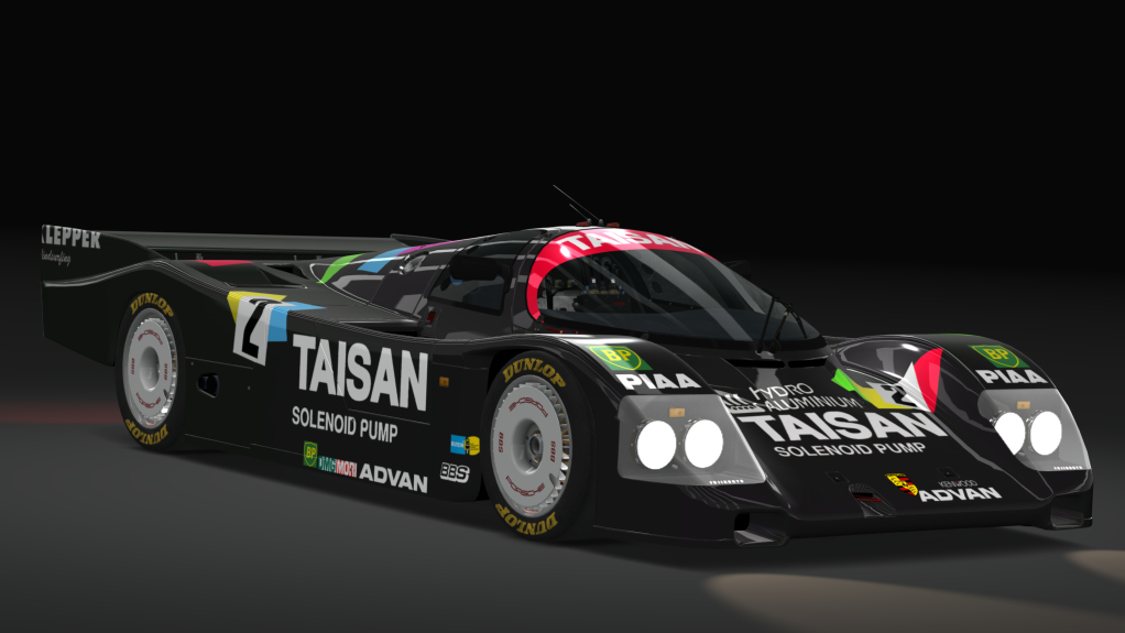 Gr. C - Porsche 962 C Long Tail, skin taisan_fuji1991_2