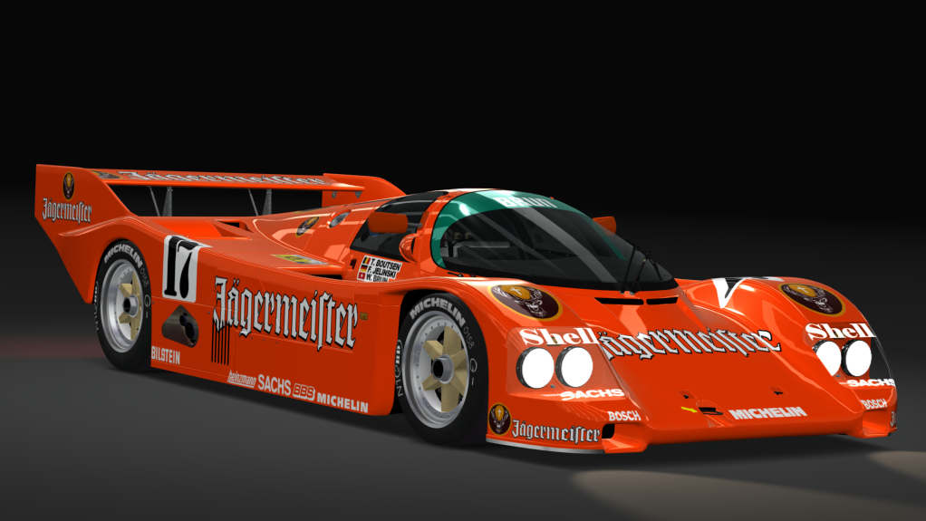 Gr. C - Porsche 962 C Short Tail, skin 17_Jagermeister_Win_Spa