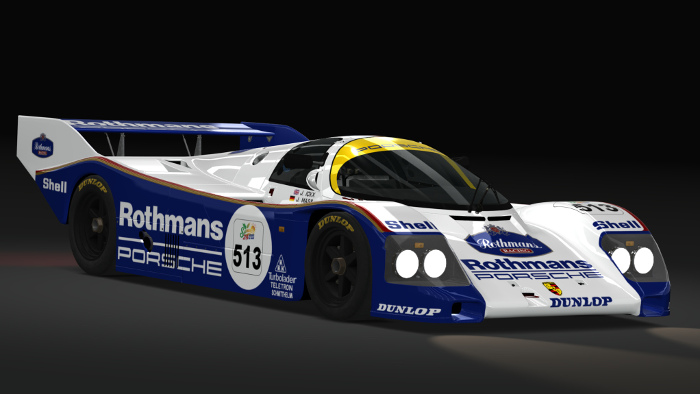 Gr. C - Porsche 962 C Short Tail, skin ACF HLM1 GRC #513