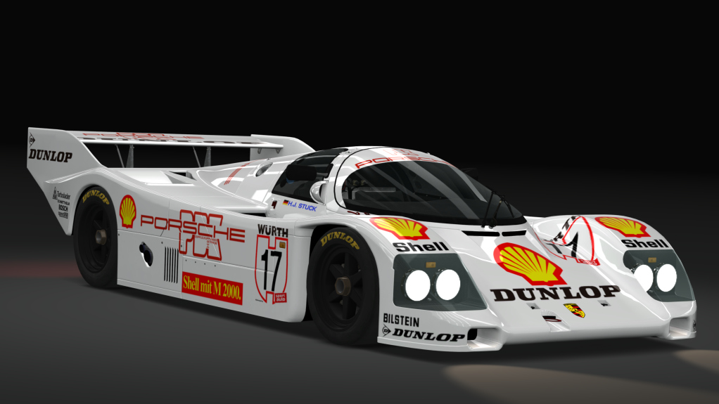 Gr. C - Porsche 962 C Short Tail, skin PDK_17