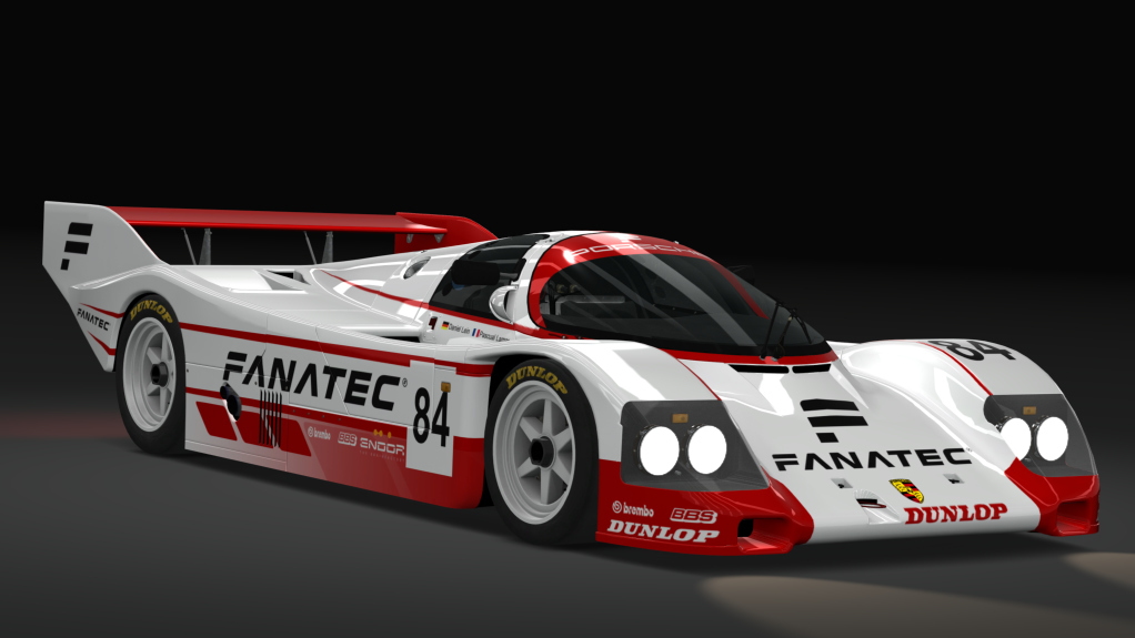 Gr. C - Porsche 962 C Short Tail, skin fanatec_84