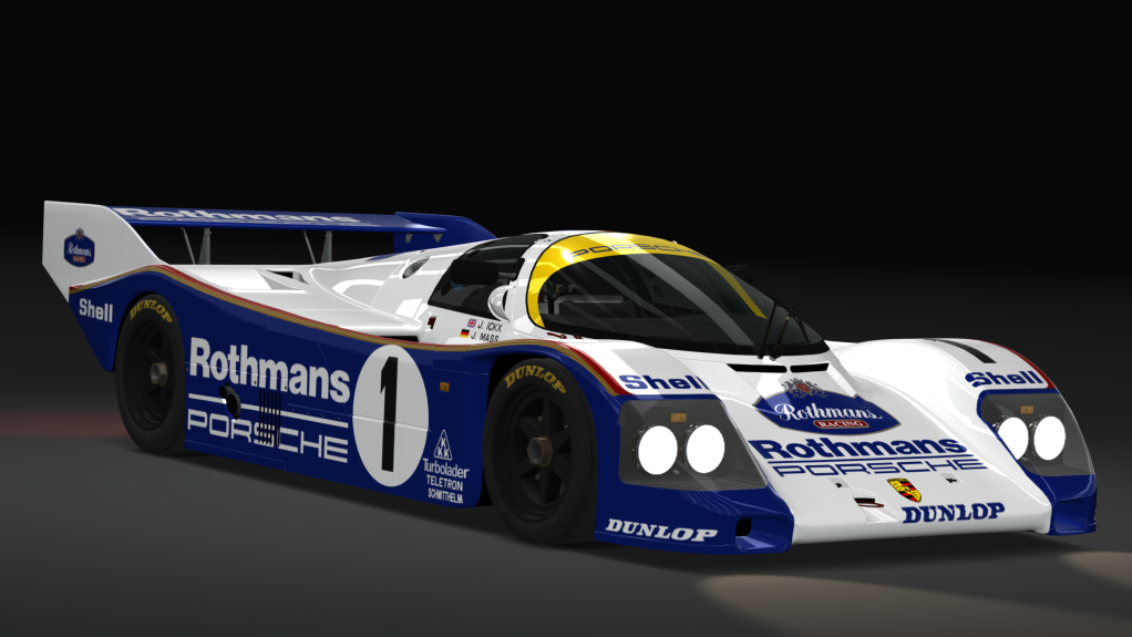 Gr. C - Porsche 962 C Short Tail, skin rothmans_01