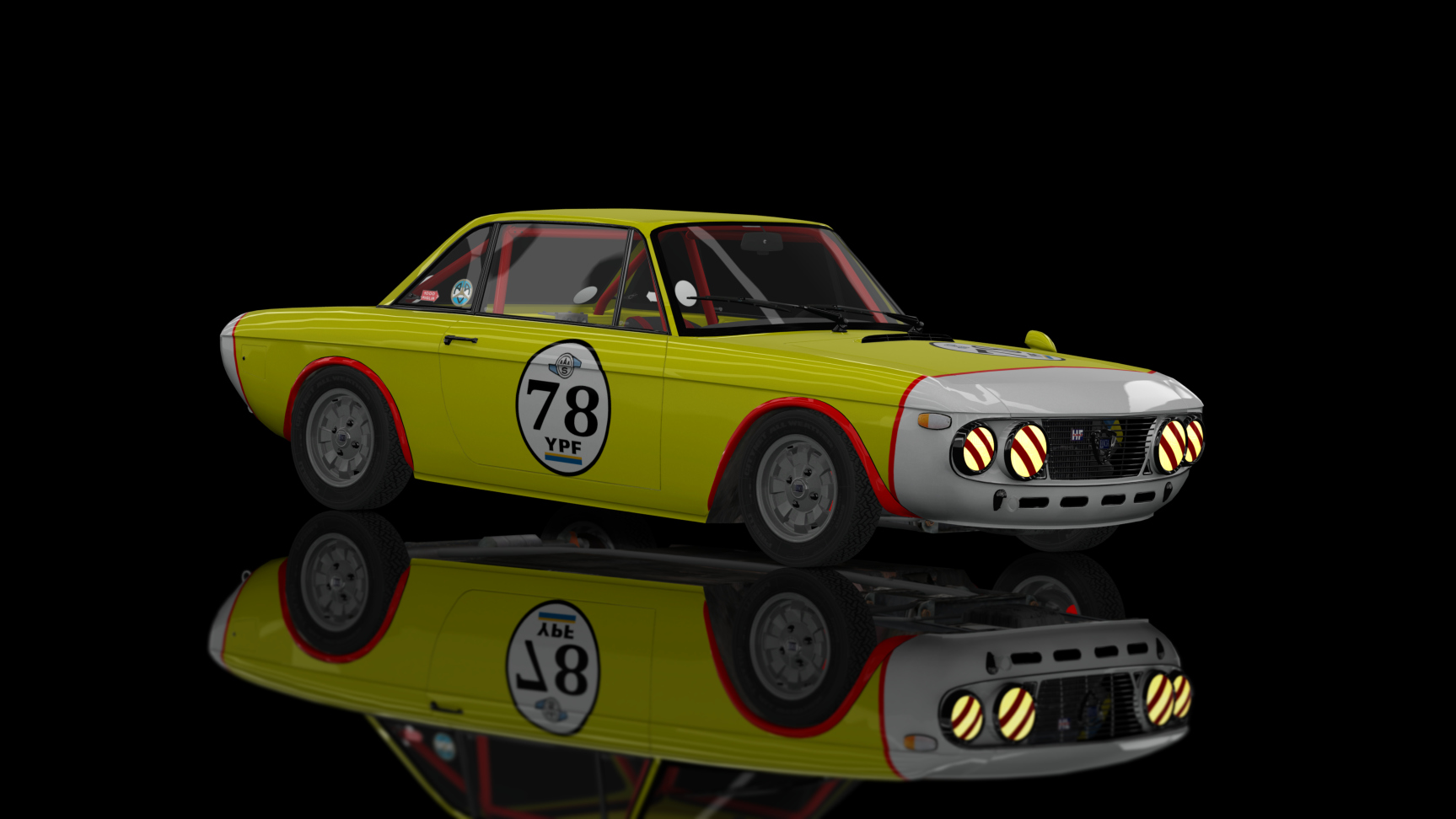 CLASSIC GR.2 - Lancia Fulvia 1.6 1963, skin Amarillo_78